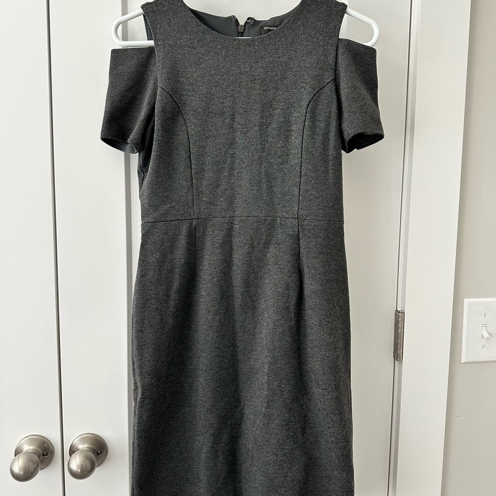 Banana Republic Charcoal Mini Dress